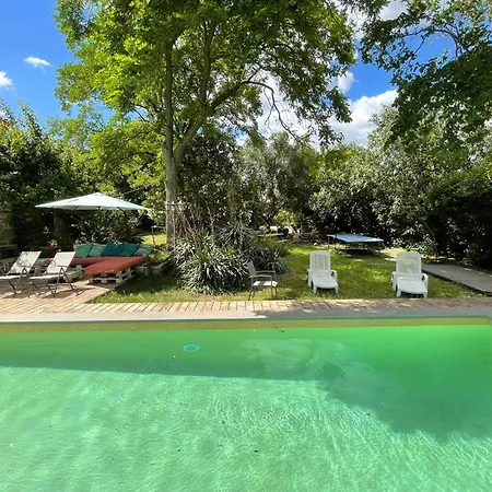 Grange Renovee, Jardin Prive Et Piscine Partagee Ferienhaus Poussan