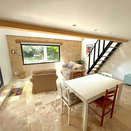 Grange Renovee, Jardin Prive Et Piscine Partagee Ferienhaus Poussan