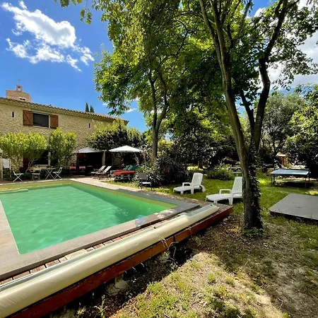 Grange Renovee, Jardin Prive Et Piscine Partagee Ferienhaus Poussan