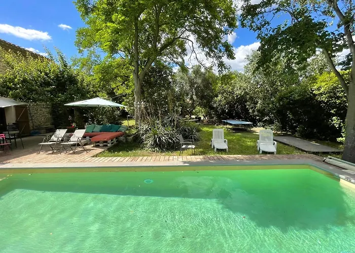 Grange Renovee, Jardin Prive Et Piscine Partagee Vakantiehuis Poussan